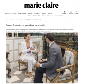 Marie Claire Curso de Protocolo